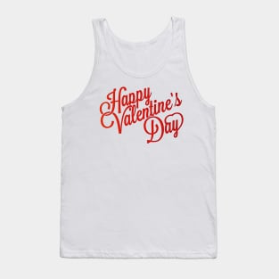 Happy Valentine's day love cute romance couple gift Tank Top